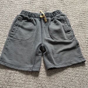 LRG Dark Gray Kids Shorts with Yellow Drawstring